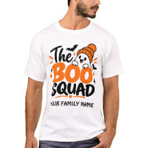 Camiseta de Halloween Personalizada The Boo Squad