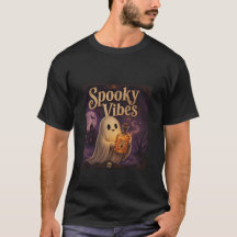 Camiseta de Halloween Poção Mágica Fantasma Fofo V