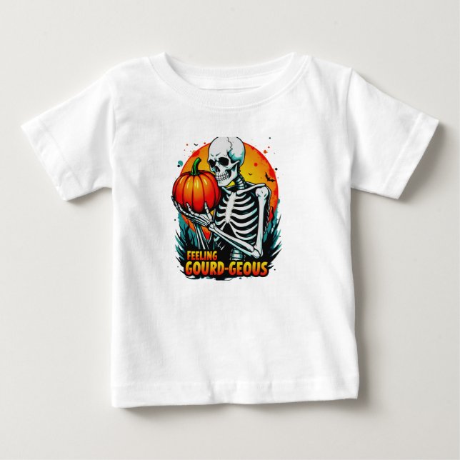 Camiseta de Halloween 'Sentindo-se Abobrinha-geous (Frente)