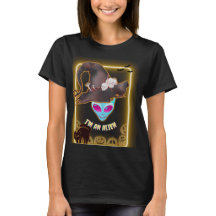 Camiseta de Halloween "SOU UM ALIENÍGENA": Design