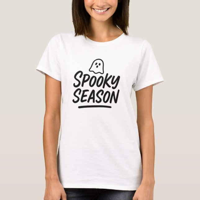 Camiseta de Halloween Spooky Season (Frente)