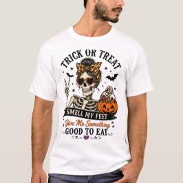 Camiseta de Halloween - Truque ou Trate, Cheire Me