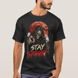 Camiseta de Halloween Turno do Cemitério Stay Spoo