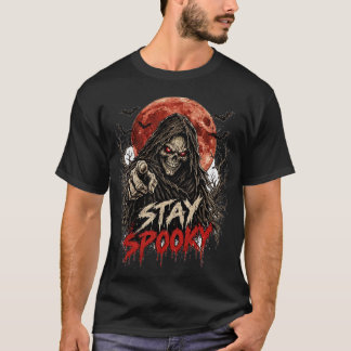 Camiseta de Halloween Turno do Cemitério Stay Spoo