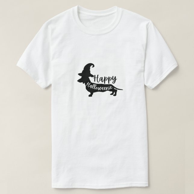 Camiseta de Halloweenie (Frente do Design)