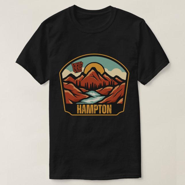Camiseta de Hampton, Arkansas (Frente do Design)