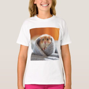 Camiseta de Hamster Bonito - Camisas Animais Bonit
