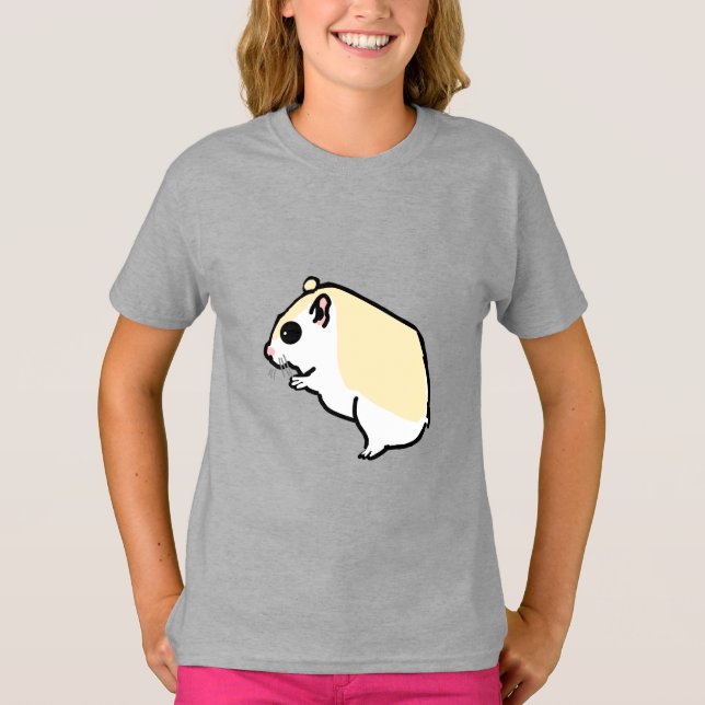 Camiseta de Hamster para Crianças Hamter Kids (Frente)