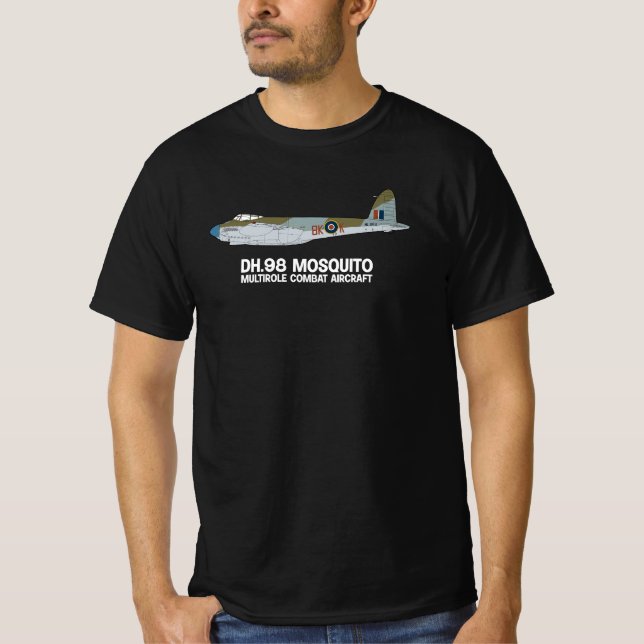 Camiseta De Havilland DH 98 Mosquito (Frente)