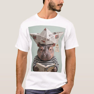 Camiseta de Hipopótamo Bebê Vibra Bonito