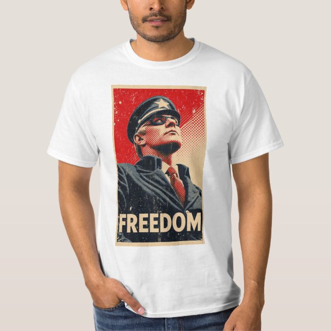 Camiseta de História de Arte do Legado da Liberdad (Frente)