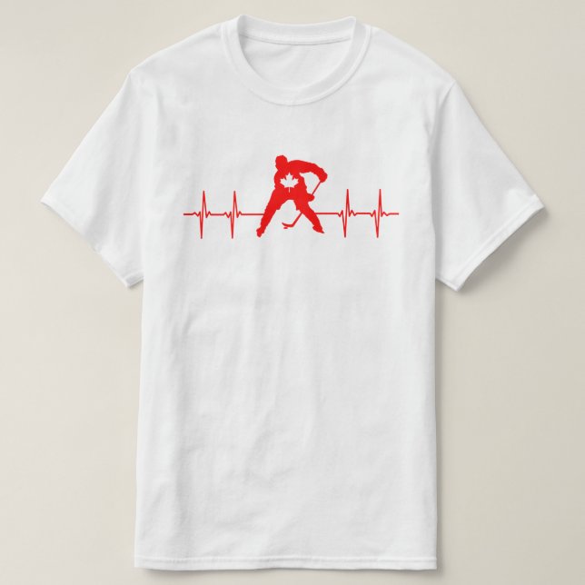 Camiseta de Hockey do Canadá (Frente do Design)