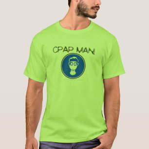 CAMISETA DE "HOMEM CPAP! AKA NARIZ DA MANGUEIRA! "