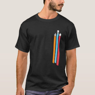 Camiseta de Homens da Corrida Espacial Engraçado