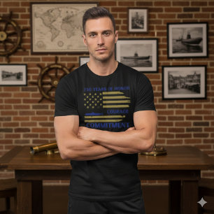 Camiseta de Honra do Submarino do 250º Aniversário