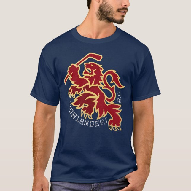 Camiseta de Hóquei em Highlanders (Frente)