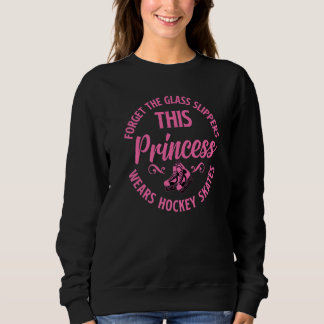 Camiseta de hóquei no gelo para meninas Esta princ