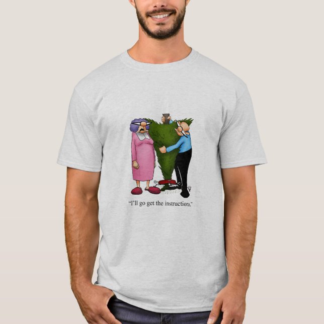 Camiseta de Humor da Árvore de Natal (Frente)