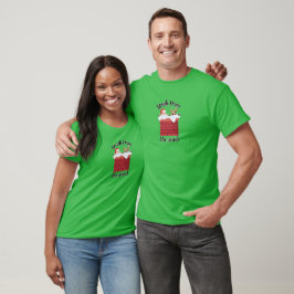 Camiseta de Humor de Chaminé de Natal