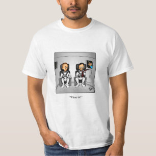 Camiseta de Humor de Exploração Espacial Engraçada