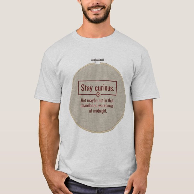 Camiseta de Humor de True Crime Podcast | Continue (Frente)