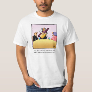 Camiseta de Humor de Vinho para Ele