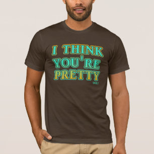 Camiseta de Humor Engraçado Bonito Feio Divertido
