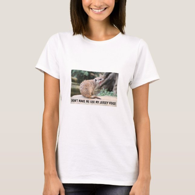 CAMISETA DE HUMOR ENGRAÇADO DE NOVA JERSEY (Frente)