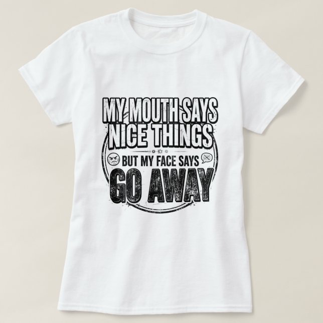 Camiseta de humor engraçado ideal para todos (Frente do Design)