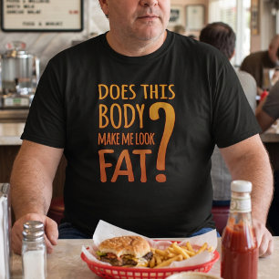 Camiseta de Humor sobre Dieta para Gordos