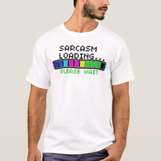 Camiseta de Humor Tech – Sarcasmo Carregando Por F