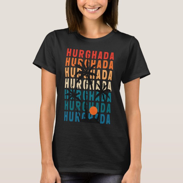 Camiseta de Hurghada Feminina (Frente)