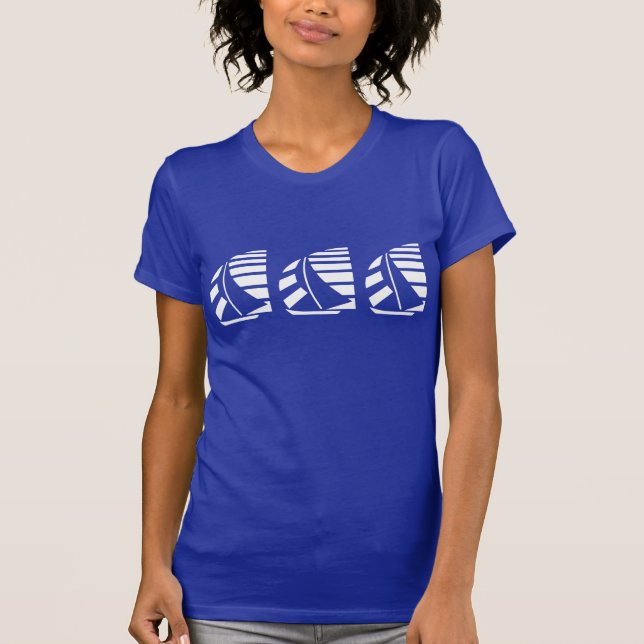 Camiseta de Iate para Barcos de Corrida (Frente)