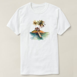 Camiseta de Ilha Tropical