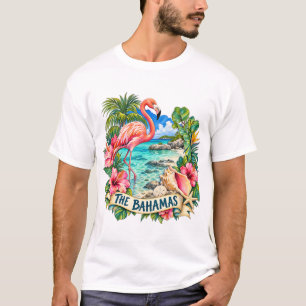 Camiseta de Ilhas de Aquarela das Bahamas