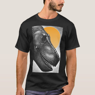 Camiseta de Ilustração do Retrato do Tyrannosaurus