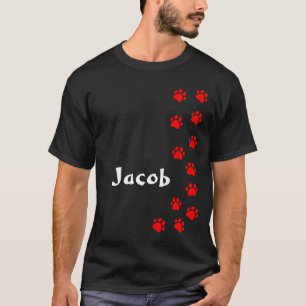Camiseta de impressão de pata - adicione seu própr
