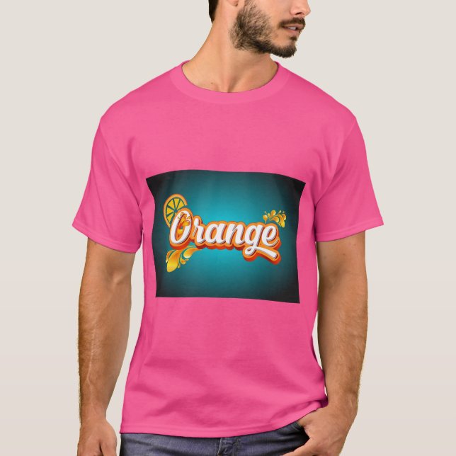 Camiseta de Impressão de Texto Mínimo para Estilo  (Frente)