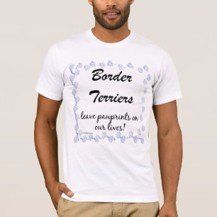 Camiseta de impressões digitais de fronteira Terri