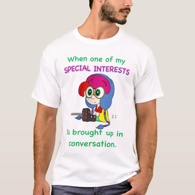 Camiseta de interesses especiais (Frente)