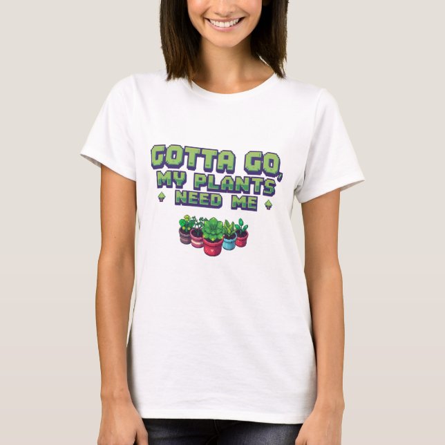 Camiseta de Introvertido Amante de Plantas (Frente)