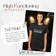Camiseta de Introvertido de Alto Funcionamento