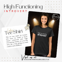 Camiseta de Introvertido de Alto Funcionamento
