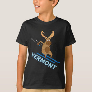 Camiseta de Inverno de Esquí de Vermont Vt Alce