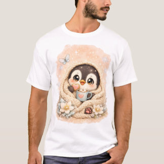 Camiseta de Inverno de Pinguim Fofo – Pinguim Acon