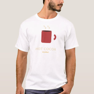 Camiseta de Inverno Tempo de Cacau Quente