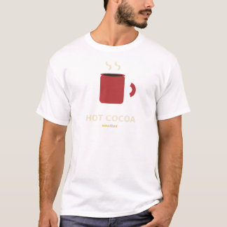 Camiseta de Inverno Tempo de Cacau Quente
