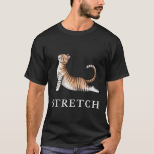 Camiseta de Ioga de Gato Elástico Calmo Lance Fofo