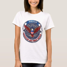 Camiseta de Irmã Orgulhosa da Força Aérea American