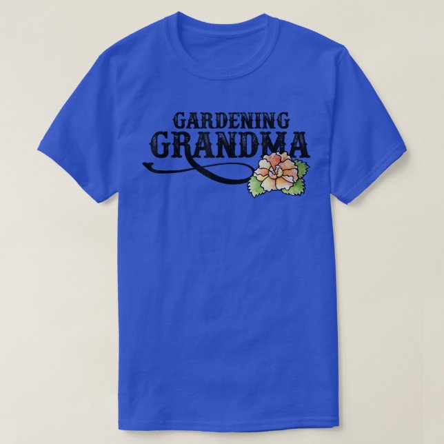 Camiseta de jardinagem da vovó (Frente do Design)